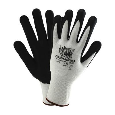 Protective Industrial Products 713HGWFN Seamless Knit HPPE Blended Glove with Nitrile Coated Foam Grip on Palm & Fingers