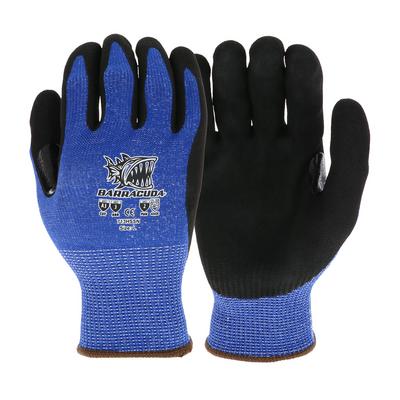 Protective Industrial Products 713HSSN Seamless Knit HPPE Blended Glove with Nitrile Coated Sandy Grip on Palm & Fingers  - Touchscreen Compatible