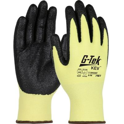 Protective Industrial Products 713KSNF Seamless Knit Kevlar® Blended Glove with Nitrile Coated Smooth Grip on Palm & Fingers