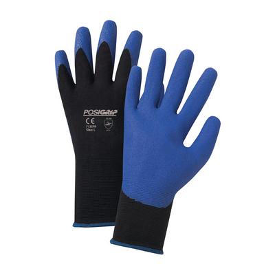 Protective Industrial Products 713SPA Seamless Knit Nylon Glove with Air-Infused PVC Coating on Palm & Fingers