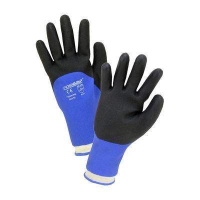 Protective Industrial Products 715SHPTFK Seamless Knit Glove with Nylon Lining and Double Dipped Latex Coated MicroSurface Grip on Full Hand