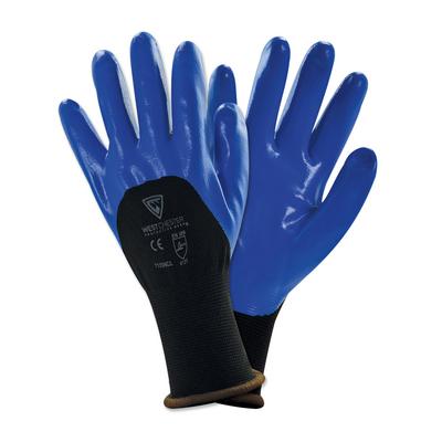 Protective Industrial Products 715SNC Seamless Nylon Glove with Smooth Nitrile Coated Palm, Fingers & Knuckles