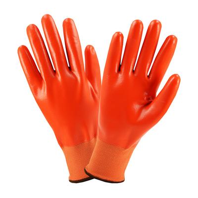 Protective Industrial Products 715SNFFO Seamless Knit Nylon Glove with Nitrile Coated Smooth Grip on Full Hand