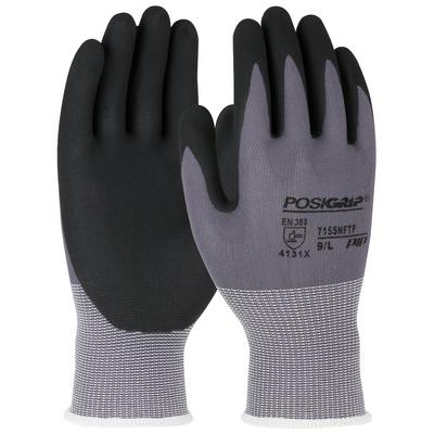 Protective Industrial Products 715SNFTP Seamless Knit Nylon Glove with Nitrile Coated Foam Grip on Palm & Fingers