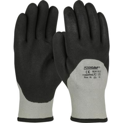 Protective Industrial Products 715WHPTF Seamless Knit Glove with Acrylic Lining and Latex Coated MicroSurface Grip on Palm, Fingers & Knuckles