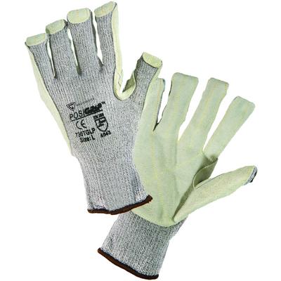 Protective Industrial Products 730TGLP Seamless Knit HPPE Blended Glove with Split Cowhide Leather Palm and Kevlar® Stitching - Knit Wrist