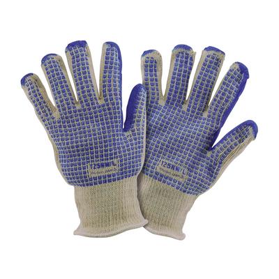 Protective Industrial Products T25NW Double-Layered Terry Cloth Seamless Knit Hot Mill Glove with Double-Sided Nitrile W Pattern Coating