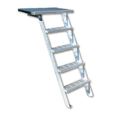 R-O-M DE1101 bustin portable aluminum ladder
