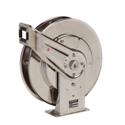 Reelcraft 7600 OMS-S55 3/8 in. x 66 ft. Stainless Steel Hose Reel