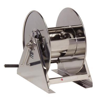 Reelcraft HS19000 M-S 3/4 in. x 75 ft. Stainless Steel Hand Crank Hose Reel