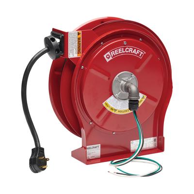 Reelcraft L 5750 103 4 10/3 50 ft. R.V. Plug Power Cord Reel