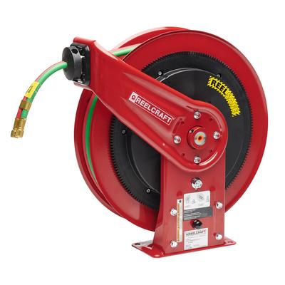 Reelcraft RSTW7450 OLPT 1/4 in. x 50 ft. REELSAFE™ T-Grade Welding Hose Reel