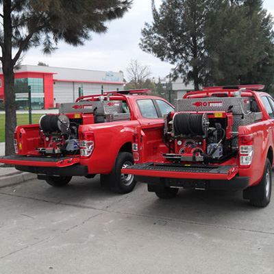 Rotfire D 30 fire fighting system with diesel engines