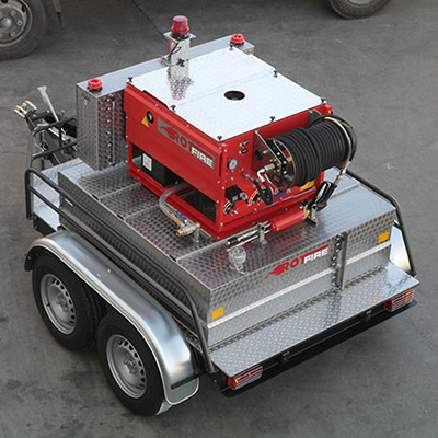 Rotfire RD Series double axle fire fighting system