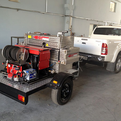 Rotfire RS Series fire fighting single axle system