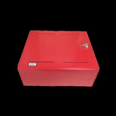 Edwards Signaling BC-1R Battery Cabinet, Red.