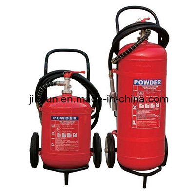 Shanghai Jindun Fire-Fighting Security Equipment JDFE0825 trolley powder fire extinguisher
