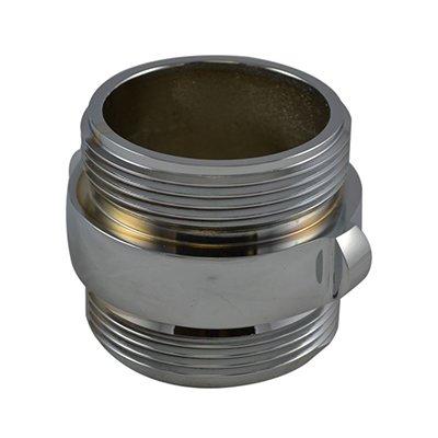 South park corporation DMA3816MC DMA38, 4 Customer Thread X 4 Customer Thread Double Male Adapter Brass Chrome Plated