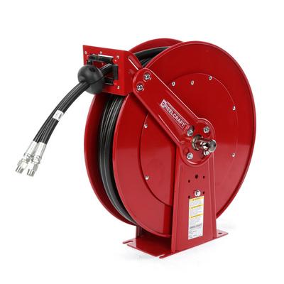 Reelcraft TH86050 OMP 3/8 in. x 50 ft. Heavy Duty Twin Hydraulic Hose Reel