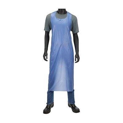 Protective Industrial Products UE4B Blue Vinyl Apron - 4 mil