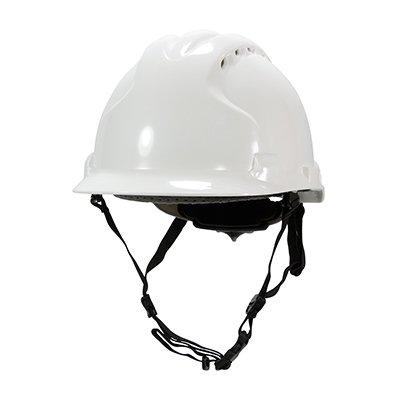 Protective Industrial Products 280-AHS240V Vented, Type II Linesman Hard Hat with HDPE Shell, EPS Impact Liner, Polyester Suspension, Wheel Ratchet Adjustment and 4-Point Chin Strap