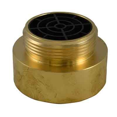 South park corporation IL35S10AB IL35S, 3 National Pipe Thread Female X 2.5 National Standard Thread (NST) Male Brass, Internal Lug Bushing with Screen