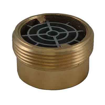 South park corporation IL35S06AB IL35S, 2 National Pipe Thread Female X 2.5 National Standard Thread (NST) Male Brass, Internal Lug Bushing with Screen