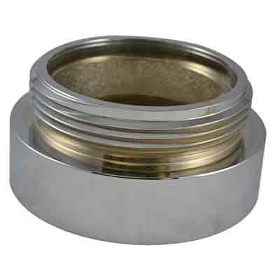 South park corporation IL3534AC IL35, 6 National Pipe Thread Female X 5 National Standard Thread (NST) Male Brass Chrome Plated, Internal Lug Bushing