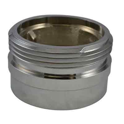 South park corporation IL3522AC IL35, 4.5 National Pipe Thread Female X 4.5 National Standard Thread (NST) Male Brass Chrome Plated, Internal Lug Bushing