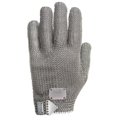 Protective Industrial Products USM-1180 Stainless Steel Mesh Glove with Steel Prong Closure - Wrist Length