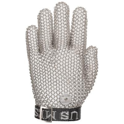 Protective Industrial Products USM-1190 Large Ring Stainless Steel Mesh Glove with Adjustable Strap - Wrist Length