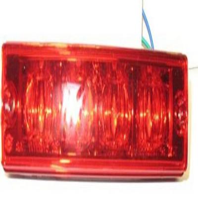 Akron Brass V26W-R 2x6 Diamondback LED Warning Lamp Head, Red Lens