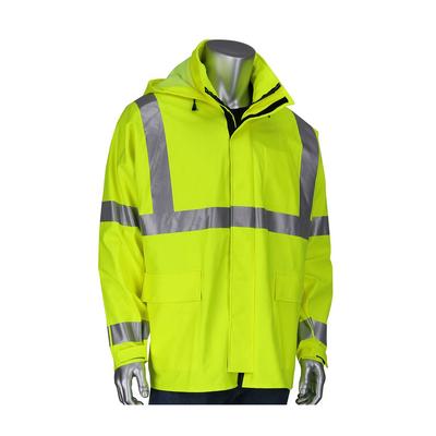 Protective Industrial Products 355-2500AR AR/FR ANSI Type R Class 3 Heavy Duty Waterproof Breathable Jacket