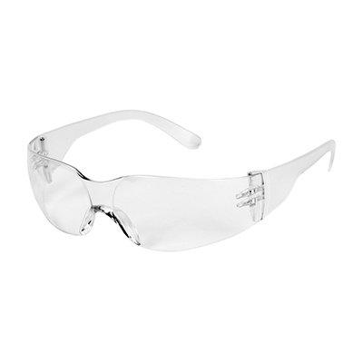 Protective Industrial Products 250-01-0300 Rimless Safety Glasses with Clear Temple, Clear Lens and Anti-Scratch Coating