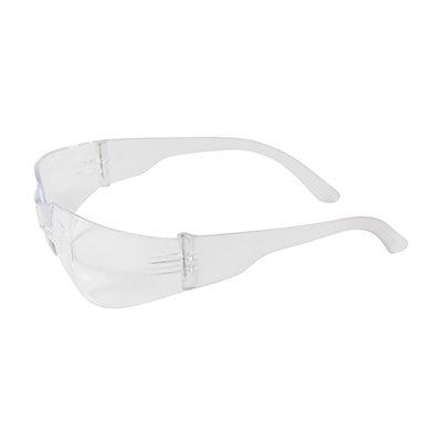 Protective Industrial Products 250-01-0980 Rimless Safety Glasses with Clear Temple and Clear Lens