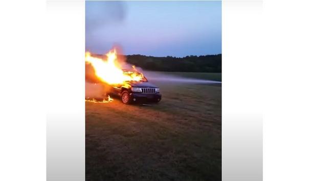 Banner Fire Equipment Gives A Live Burn Demo Of Pyro Ultra-High Pressure