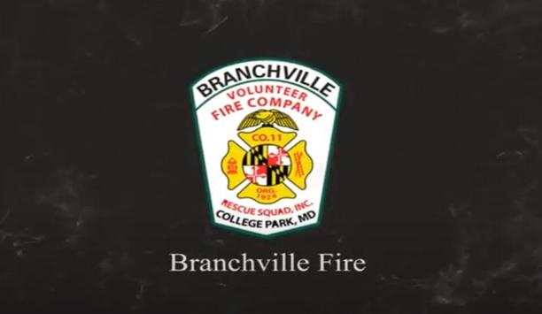 Branchville's E811B Responds To A Fire On I95