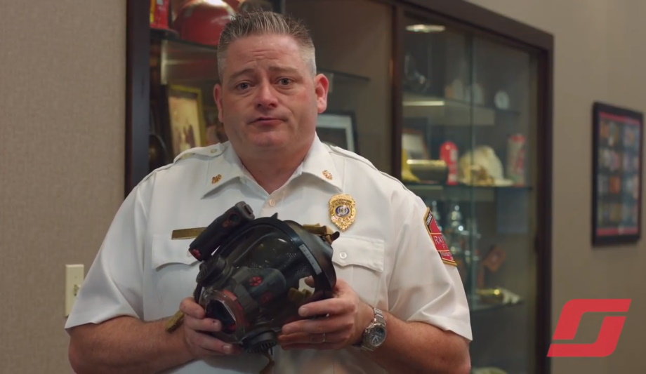 Raytown Fire Protection District’s Fire Chief Matt Mace discusses the advantages of Scott Sight